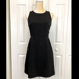 Loft Black A line dress size 2